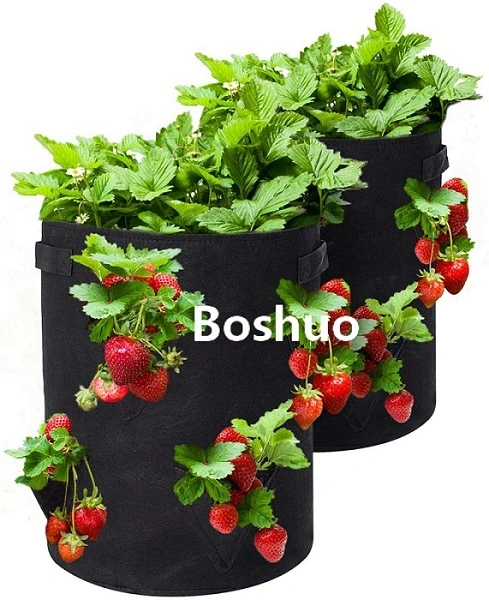 9 18 25 36 49 64 Pocket 2 3 5 7 10 20 30 Gallon Geotextile Fabric Felt Garden Vertical Hanging Root Nursery Plant Seedling Potato Vegetable Grow Planter Geo Bag