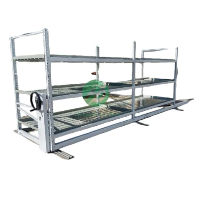 屋内水耕栽培システム垂直増殖ラック垂直増殖ラックマルチスパン温室用 ABS トレイ