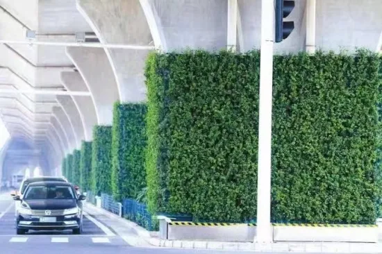 垂直壁プランター屋外園芸植物用プラスチック積み重ね可能な 3 ポケット可動植物壁プランター